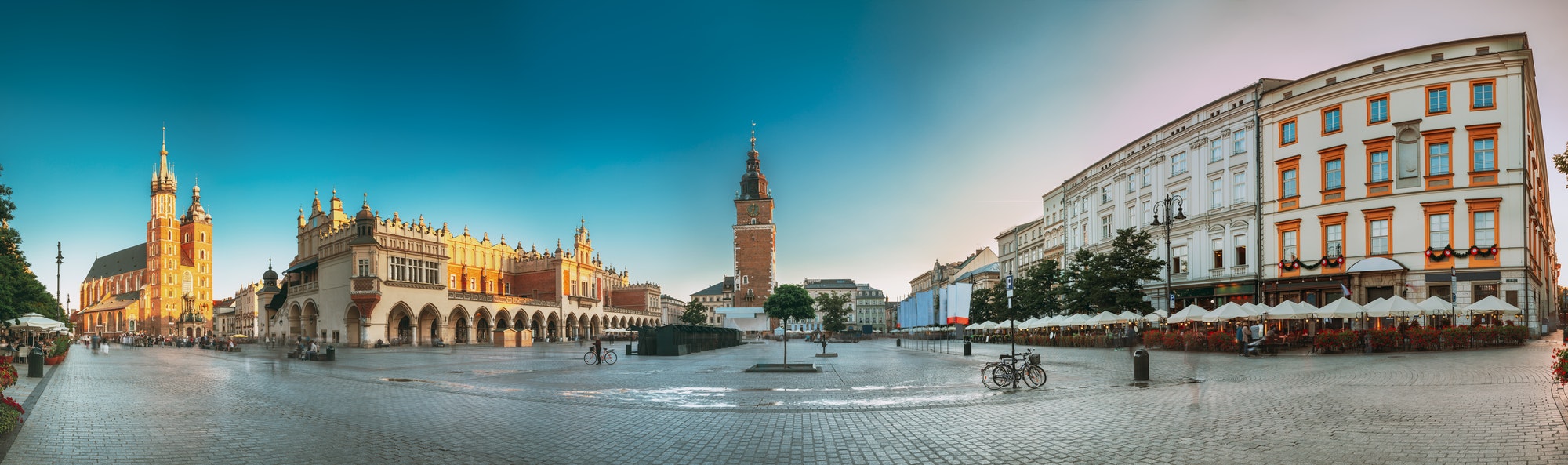 Krakow, Poland. Panoramic View